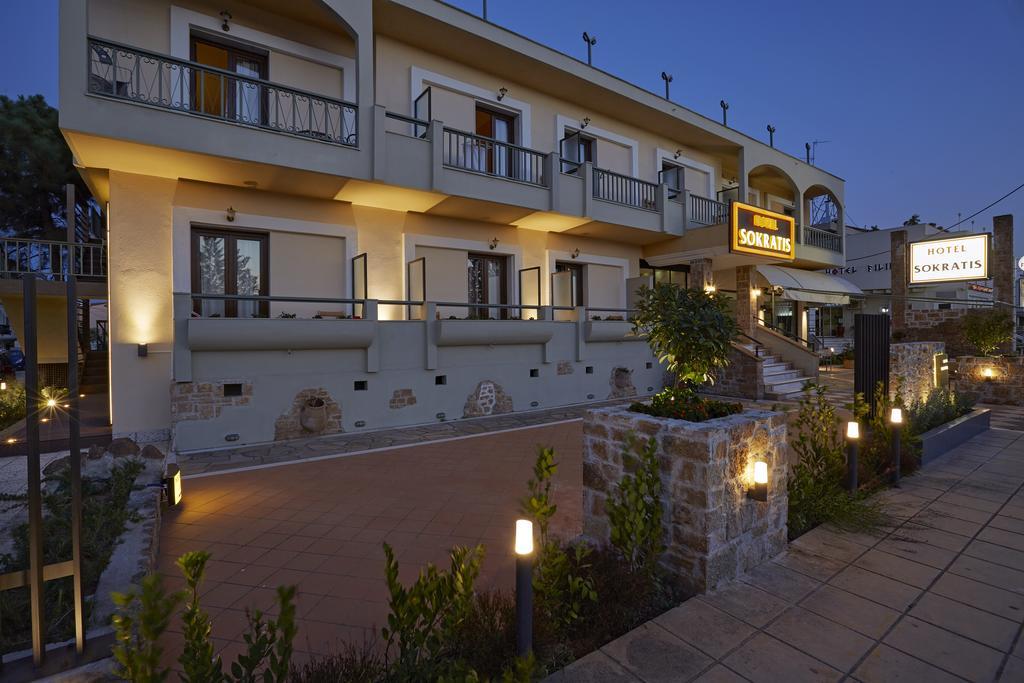 Sokratis Hotel Nea Moudania Ngoại thất bức ảnh
