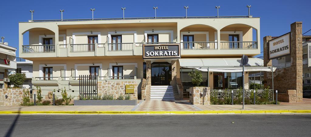 Sokratis Hotel Nea Moudania Ngoại thất bức ảnh